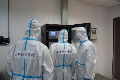 松江消防主動上門，助力企業復工復產，嚴把防火安全關